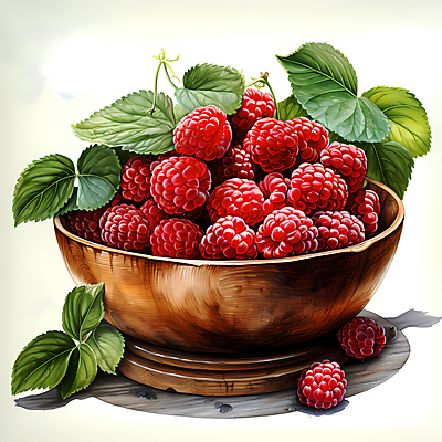 JPG 편집이미지 잎 사람없음 디지털합성 담기 산딸기 베리 나무그릇 편집실사 식물 그릇 과일 모션 목재 CG 파일형식