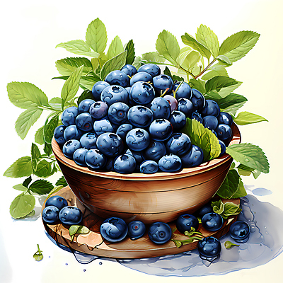 JPG 편집이미지 잎 사람없음 디지털합성 담기 블루베리 베리 나무그릇 편집실사 식물 그릇 과일 모션 목재 CG 파일형식