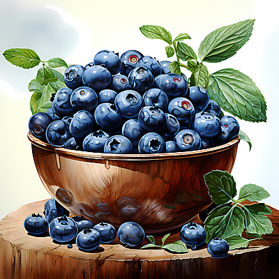 JPG 편집이미지 잎 사람없음 디지털합성 담기 블루베리 베리 나무그릇 편집실사 식물 그릇 과일 모션 목재 CG 파일형식