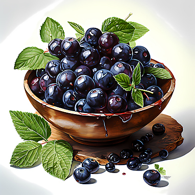 JPG 편집이미지 잎 사람없음 디지털합성 담기 베리 나무그릇 아사이베리 편집실사 식물 그릇 열매 과일 모션 목재 CG 파일형식