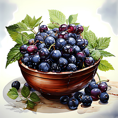 JPG 편집이미지 잎 사람없음 디지털합성 담기 베리 나무그릇 아사이베리 편집실사 식물 그릇 열매 과일 모션 목재 CG 파일형식