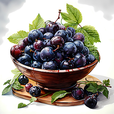 JPG 편집이미지 잎 사람없음 디지털합성 담기 베리 나무그릇 아사이베리 편집실사 식물 그릇 열매 과일 모션 목재 CG 파일형식