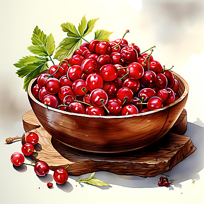 JPG 편집이미지 잎 사람없음 디지털합성 담기 베리 나무그릇 크랜베리 편집실사 식물 그릇 열매 과일 모션 목재 CG 파일형식