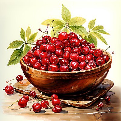 JPG 편집이미지 잎 사람없음 디지털합성 담기 베리 나무그릇 크랜베리 편집실사 식물 그릇 열매 과일 모션 목재 CG 파일형식