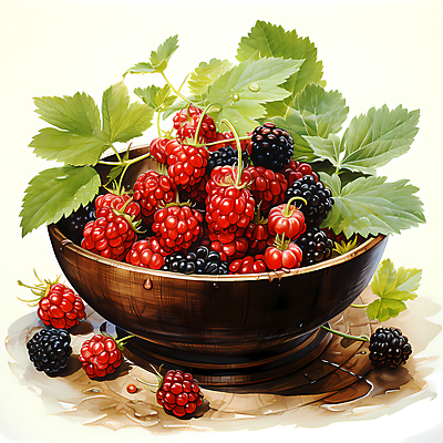 JPG 편집이미지 잎 사람없음 디지털합성 담기 베리 나무그릇 복분자 편집실사 식물 그릇 과일 모션 목재 CG 파일형식