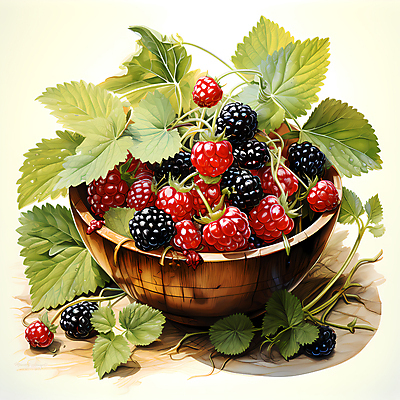 JPG 편집이미지 잎 사람없음 디지털합성 담기 베리 나무그릇 복분자 편집실사 식물 그릇 과일 모션 목재 CG 파일형식