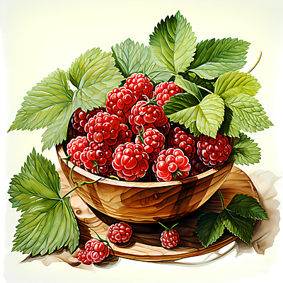 JPG 편집이미지 잎 사람없음 디지털합성 담기 베리 나무그릇 복분자 편집실사 식물 그릇 과일 모션 목재 CG 파일형식