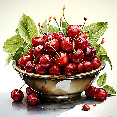 JPG 편집이미지 잎 사람없음 체리 디지털합성 담기 베리 나무그릇 편집실사 식물 그릇 과일 모션 목재 CG 파일형식