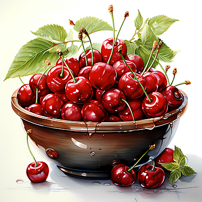 JPG 편집이미지 잎 사람없음 체리 디지털합성 담기 베리 나무그릇 편집실사 식물 그릇 과일 모션 목재 CG 파일형식