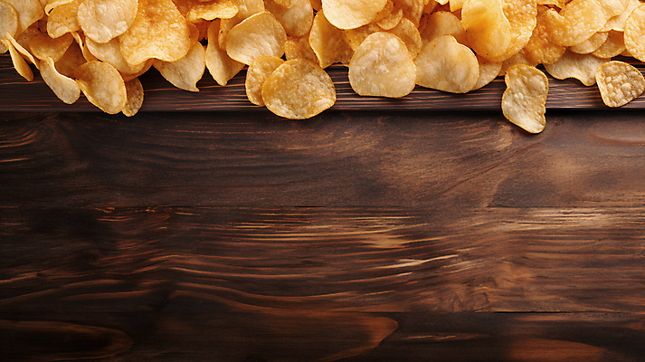 JPG 편집이미지 디저트 감자 사람없음 과자 칩 디지털합성 감자칩 나무탁자 카피스페이스 편집소스 편집실사 AI포토 AI콘텐츠 음식 채소 탁자 공백 칩_음식 CG 파일형식