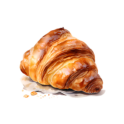 JPG 빵 일러스트 사람없음 갈색 빵집 크루아상 국내일러스트 AI일러스트 AI콘텐츠 음식 컬러 상점 파일형식