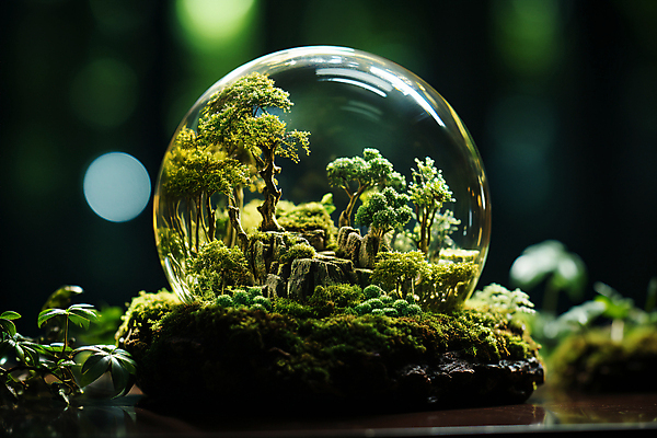 JPG 나무 편집이미지 자연 이끼 사람없음 초록색 물 새싹 자연보호 환경 물방울 풀 디지털합성 에코 유리구슬 편집실사 AI컴퓨터그래픽 AI콘텐츠 자연요소 식물 컬러 유리 보호 구슬 CG 생태계 파일형식