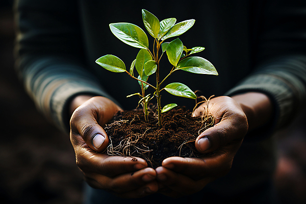 JPG 식물 편집이미지 손 자연 들기 신체부위 새싹 자연보호 환경 흙 디지털합성 에코 묘목 묘종 편집실사 AI인물포토 AI콘텐츠 나무 모션 사람 보호 CG 생태계 파일형식 AI포토