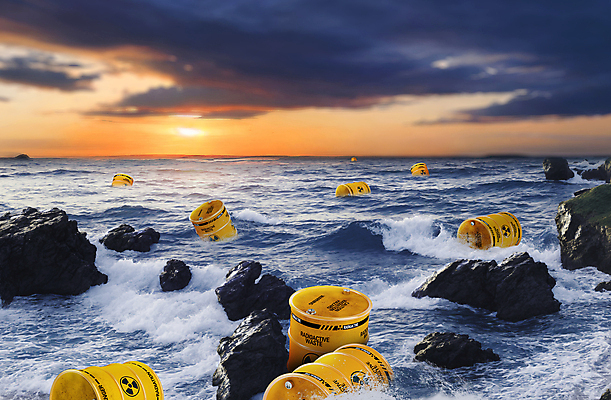 PSD 구름 편집이미지 물결 파도 바다 사람없음 일몰 바위 사회이슈 드럼통 방사능 폐수 폐수방류 해양오염 핵폐기물 피폭 이미지편집 자연요소 컨셉 노을 돌_바위 환경오염 폐기물 파일형식