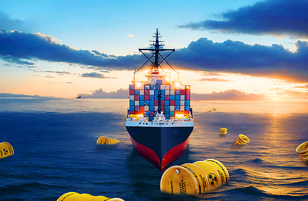 PSD 구름 편집이미지 물결 바다 사람없음 일몰 화물 화물선 사회이슈 드럼통 무단투기 방사능 폐수 폐수방류 핵폐기물 피폭 무단 이미지편집 자연요소 컨셉 배_교통 노을 운송업 환경오염 폐기물 파일형식