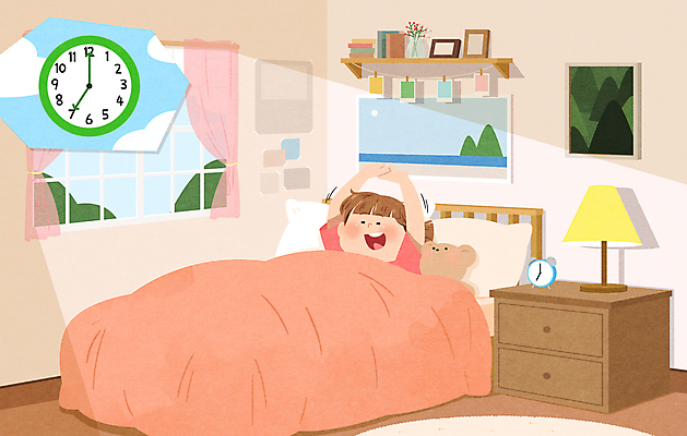 PSD 라이프스타일 여자 어린이 시계 액자 일러스트 창문 아침 선반 한명 소녀 상반신 햇빛 곰인형 자명종 기상 침대 스탠드 서랍장 기지개 폴라로이드사진 일과 소녀한명만 일어나기 국내일러스트 주간 1 인형 가구 모션 조명 사람 생활 태양 알람 폴라로이드 여자한명만 소녀만 파일형식