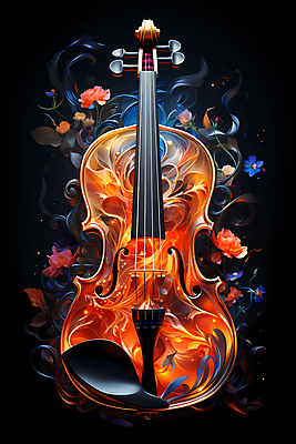 JPG 편집이미지 꽃 포스터 음악 현악기 추상 사람없음 컬러풀 화려 바이올린 디지털합성 결 유화 이미지편집 편집실사 식물 악기 컬러 컨셉 무늬 문화예술 미술 CG 파일형식