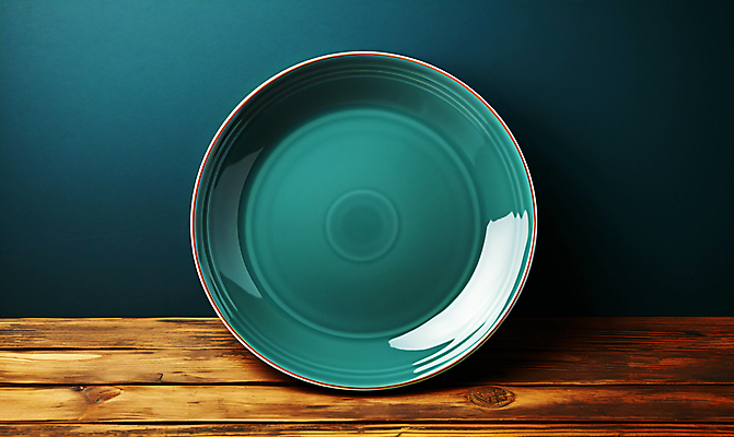 JPG 편집이미지 그릇 접시 사람없음 원형 디지털합성 청록색 광택 목업 비어있는 편집실사 AI포토 AI콘텐츠 도형 식기 컬러 CG 파일형식