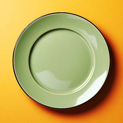 JPG 편집이미지 그릇 접시 사람없음 초록색 원형 디지털합성 광택 목업 비어있는 편집실사 AI포토 AI콘텐츠 도형 식기 컬러 CG 파일형식