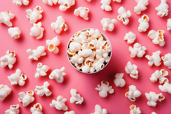 JPG 편집이미지 사람없음 하이앵글 오브젝트 팝콘 편집실사 AI포토 AI콘텐츠 뷰포인트 CG 파일형식