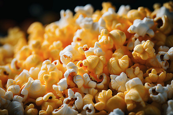 JPG 편집이미지 사람없음 노란색 가득함 팝콘 편집실사 AI포토 AI콘텐츠 컬러 CG 파일형식