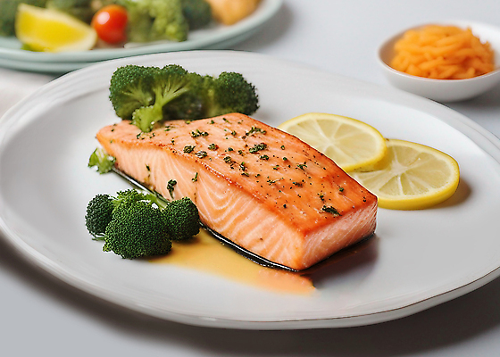 JPG 편집이미지 접시 사람없음 브로콜리 레몬 디지털합성 연어 연어구이 연어스테이크 연어요리 편집소스 플레이팅 편집실사 AI포토 AI콘텐츠 식기 음식 채소 과일 어류 스테이크 상차림 CG 생선구이 파일형식