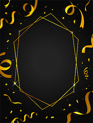 리본 선 일러스트 프레임 사람없음 빛 반짝임 파티 검은색 금색 테두리 꽃가루 카피스페이스 국내일러스트 AI파일 컬러 모션 이벤트 공백 가루 파일형식 벡터