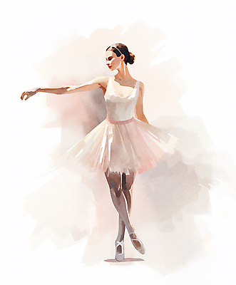 JPG 전신 여자 분홍색 일러스트 수채화 한명 서기 성인 손들기 발레 발레리나 발레복 손그림 감성 발레동작 성인여자한명만 국내일러스트 AI일러스트 AI콘텐츠 1 옷 컬러 포즈 컨셉 모션 사람 춤 여자한명만 성인여자만 파일형식