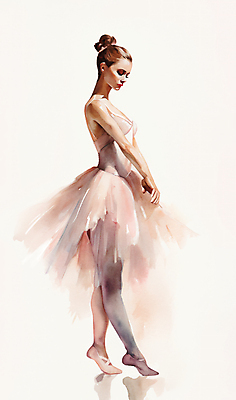 JPG 전신 여자 분홍색 일러스트 수채화 한명 서기 성인 발레 발레리나 발레복 손그림 감성 발레동작 성인여자한명만 국내일러스트 AI일러스트 AI콘텐츠 1 옷 컬러 포즈 컨셉 모션 사람 춤 여자한명만 성인여자만 파일형식