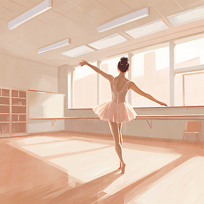 JPG 전신 여자 일러스트 창문 팔벌리기 실내 한명 서기 성인 손들기 발레 연습 발레리나 발레복 감성 발레동작 살구색 연습실 성인여자한명만 국내일러스트 AI일러스트 AI콘텐츠 1 옷 컬러 포즈 컨셉 모션 사람 내부 춤 여자한명만 성인여자만 파일형식