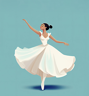 JPG 전신 여자 일러스트 팔벌리기 한명 서기 성인 발레 발레리나 발레복 감성 발레동작 민트색 성인여자한명만 국내일러스트 AI일러스트 AI콘텐츠 1 옷 컬러 포즈 컨셉 모션 사람 춤 여자한명만 성인여자만 파일형식
