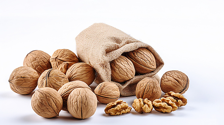 JPG 편집이미지 사람없음 갈색 견과류 디지털합성 오브젝트 호두 자루 쏟아짐 편집소스 편집실사 AI포토 AI콘텐츠 컬러 모션 CG 파일형식