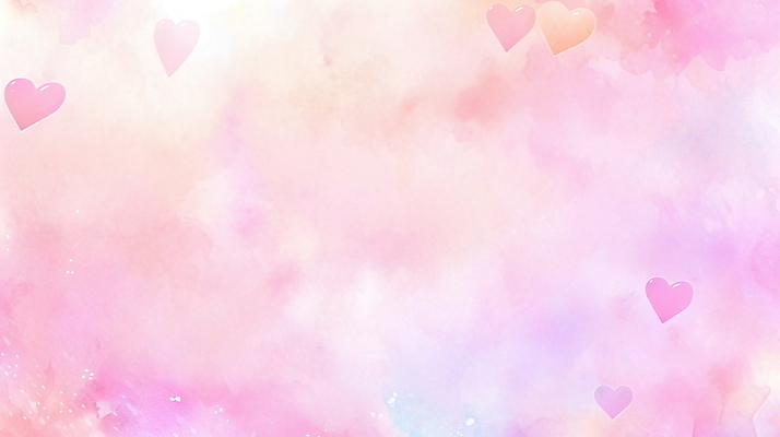 JPG 분홍색 일러스트 수채화 사랑 사람없음 하트 파스텔톤 국내일러스트 AI일러스트 AI콘텐츠 모양 감정 컬러 파일형식