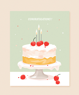 일러스트 촛불 사람없음 연두색 케이크 체리 초대장 초대 생일축하 아기자기 케이크스탠드 국내일러스트 AI파일 카드프레임 컨셉 과일 초 디저트 카드_감사 프레임 초록색 축하 생일 받침대 파일형식 벡터