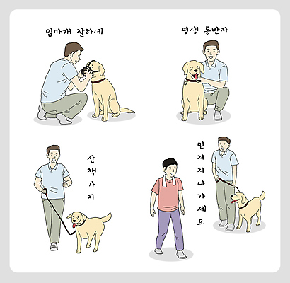 전신 교육 남자 반려견 여러마리 일러스트 함께함 앉기 여러명 성인 반려동물 달리기 걷기 산책 잡기 가르침 기다림 리트리버 규칙 목줄 매너 웅크림 유기견 입마개 훈련자 성인남자만 펫티켓 애견훈련 국내일러스트 AI파일 동물 다수 컨셉 모션 휴식 사람 예절 개 연습 남자만 성인만 파일형식 벡터 유기동물 반려용품