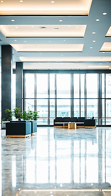 JPG 편집이미지 회사 창문 실내 사람없음 소파 공간 라운지 복도 편집실사 AI포토 AI콘텐츠 의자 비즈니스 내부 CG 파일형식