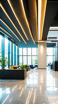 JPG 편집이미지 회사 실내 사람없음 공간 라운지 복도 편집실사 AI포토 AI콘텐츠 비즈니스 내부 CG 파일형식