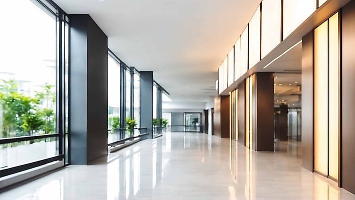 JPG 편집이미지 회사 창문 실내 사람없음 공간 라운지 복도 편집실사 AI포토 AI콘텐츠 비즈니스 내부 CG 파일형식