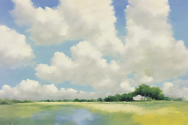 JPG 나무 구름 일러스트 자연 하늘 풍경 잔디 초원 사람없음 감성 유화 국내일러스트 AI일러스트 AI콘텐츠 자연요소 식물 컨셉 미술 생태계 파일형식