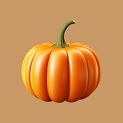 PSD 아이콘 호박 사람없음 3D아이콘 3D 주황색 가을 디지털합성 계절 컬러 채소 파일형식