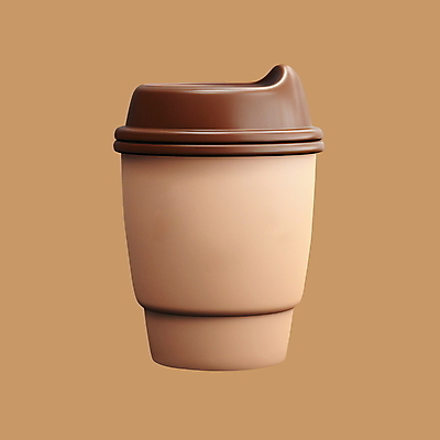 PSD 아이콘 커피 사람없음 3D아이콘 갈색 3D 가을 디지털합성 테이크아웃컵 2025년 트렌드컬러 모카무스 계절 음료 컬러 컵 연도 파일형식