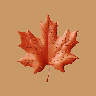 PSD 아이콘 단풍 낙엽 나뭇잎 사람없음 3D아이콘 갈색 3D 가을 디지털합성 계절 컬러 잎 파일형식