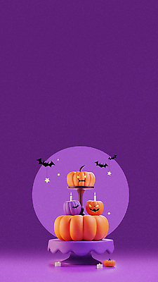 JPG 편집이미지 별 초 촛불 탁자 호박 사람없음 보라색 할로윈 박쥐 잭오랜턴 카피스페이스 편집실사 AI컴퓨터그래픽 AI콘텐츠 자연요소 컬러 가구 채소 포유류 공백 CG 파일형식