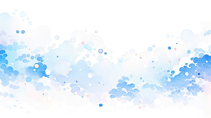 JPG 일러스트 추상 수채화 사람없음 파란색 감성 국내일러스트 AI일러스트 AI콘텐츠 컬러 컨셉 무늬 파일형식