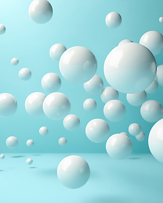 JPG 편집이미지 하늘색 사람없음 3D 구 원형 떠있는 디지털합성 버블 편집3D AI컴퓨터그래픽 AI콘텐츠 도형 모션 파란색 파일형식