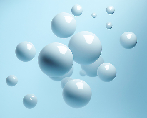 JPG 편집이미지 하늘색 사람없음 3D 구 원형 떠있는 디지털합성 버블 편집3D AI컴퓨터그래픽 AI콘텐츠 도형 모션 파란색 파일형식