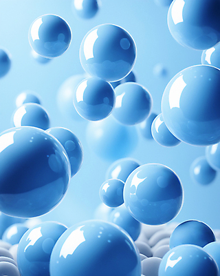 JPG 편집이미지 하늘색 사람없음 3D 구 원형 떠있는 디지털합성 버블 편집3D AI컴퓨터그래픽 AI콘텐츠 도형 모션 파란색 파일형식