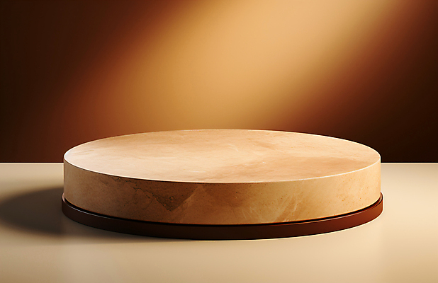 JPG 편집이미지 사람없음 갈색 돌_바위 원형 디지털합성 대리석 단상 스톤 포디움 목업 편집실사 AI포토 AI콘텐츠 도형 컬러 재료 무대 CG 파일형식