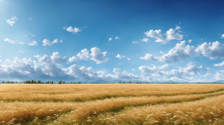 JPG 편집이미지 계절 밭 곡류 풍경 초원 사람없음 여름 가을 디지털합성 편집실사 AI포토 AI콘텐츠 농업 CG 파일형식