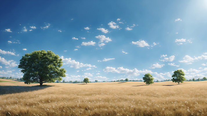 JPG 나무 편집이미지 계절 밭 곡류 풍경 초원 사람없음 여름 가을 디지털합성 편집실사 AI포토 AI콘텐츠 식물 농업 CG 파일형식